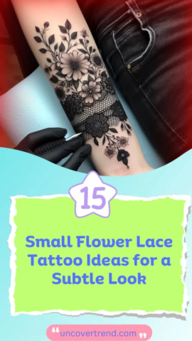 15 Flower Lace Tattoo Ideas to Add a Touch of Delicacy