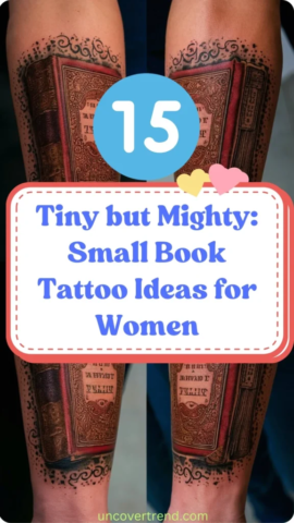 15 Unique Book Tattoo Ideas for Book Lovers and Literature Enthusiasts