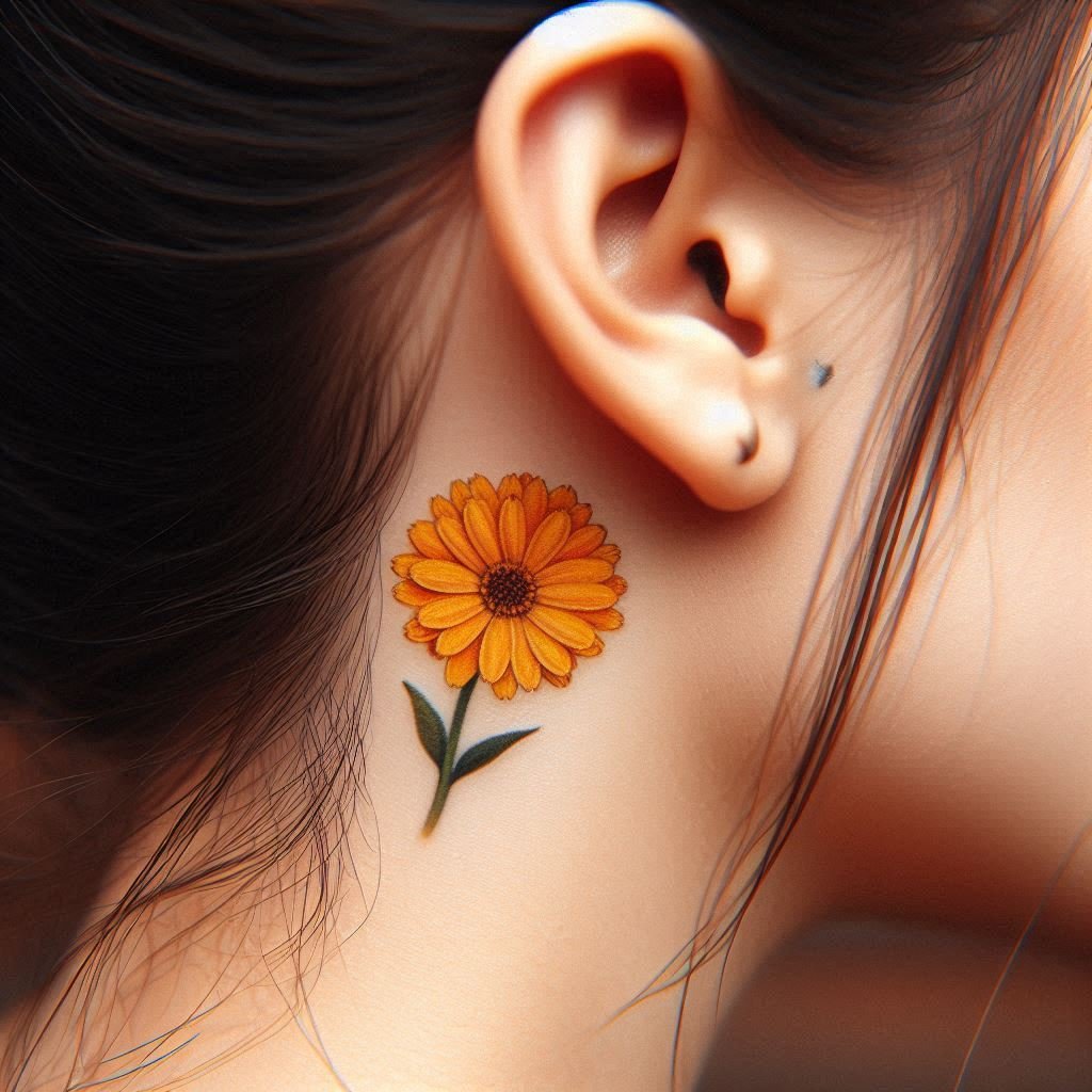 15 October Birth Flower Tattoo Ideas to Celebrate a Special Month 10 15 October Birth Flower Tattoo Ideas to Celebrate a Special Month