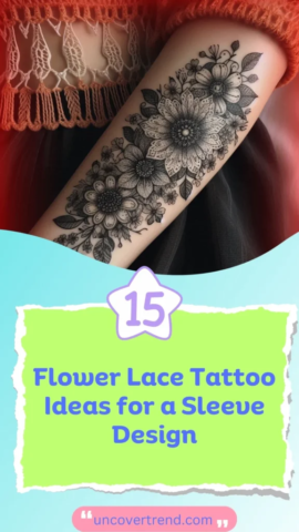 15 Flower Lace Tattoo Ideas to Add a Touch of Delicacy