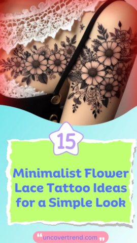 15 Flower Lace Tattoo Ideas to Add a Touch of Delicacy