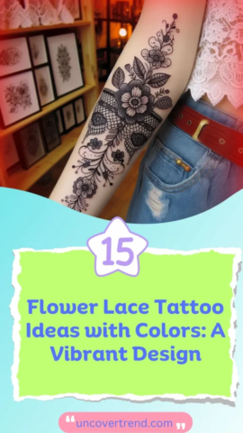 15 Flower Lace Tattoo Ideas to Add a Touch of Delicacy