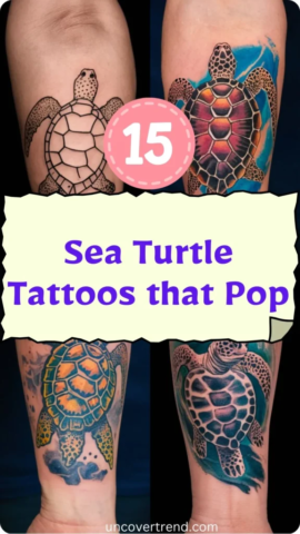 15 Sea Turtle Tattoo Ideas to Represent Wisdom and Endurance