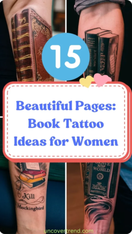 15 Unique Book Tattoo Ideas for Book Lovers and Literature Enthusiasts