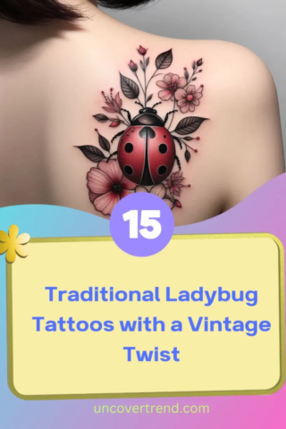 15 Ladybug Tattoo Ideas to Represent Good Luck and Prosperity