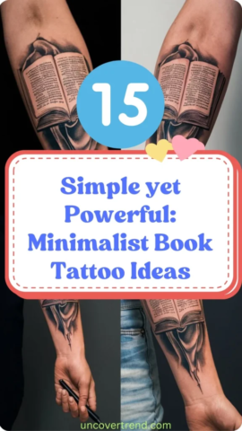 15 Unique Book Tattoo Ideas for Book Lovers and Literature Enthusiasts