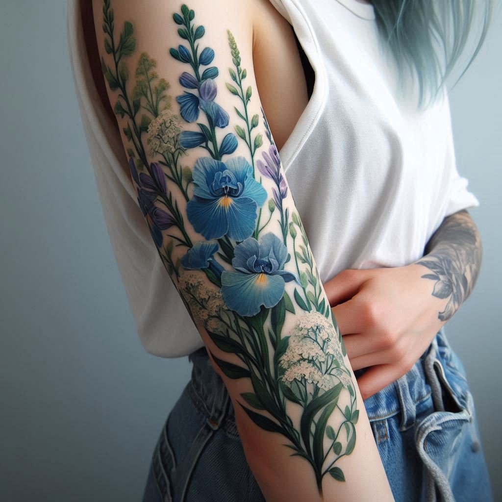 15 July Birth Flower Tattoo Ideas to Celebrate a Special Month