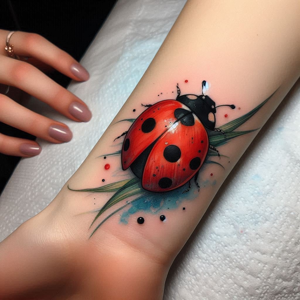 15 Ladybug Tattoo Ideas to Represent Good Luck and Prosperity