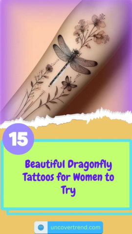 15 Dragonfly Tattoo Ideas to Represent Change and Transformation