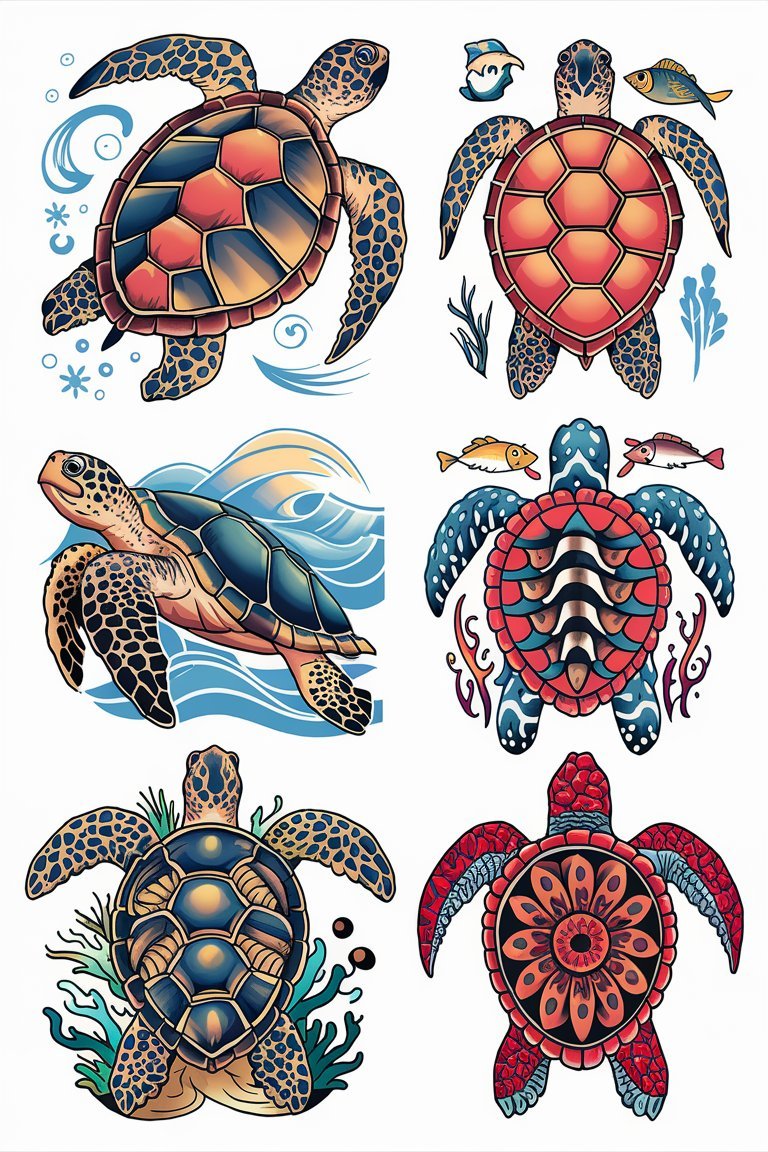 15 Sea Turtle Tattoo Ideas to Represent Wisdom and Endurance