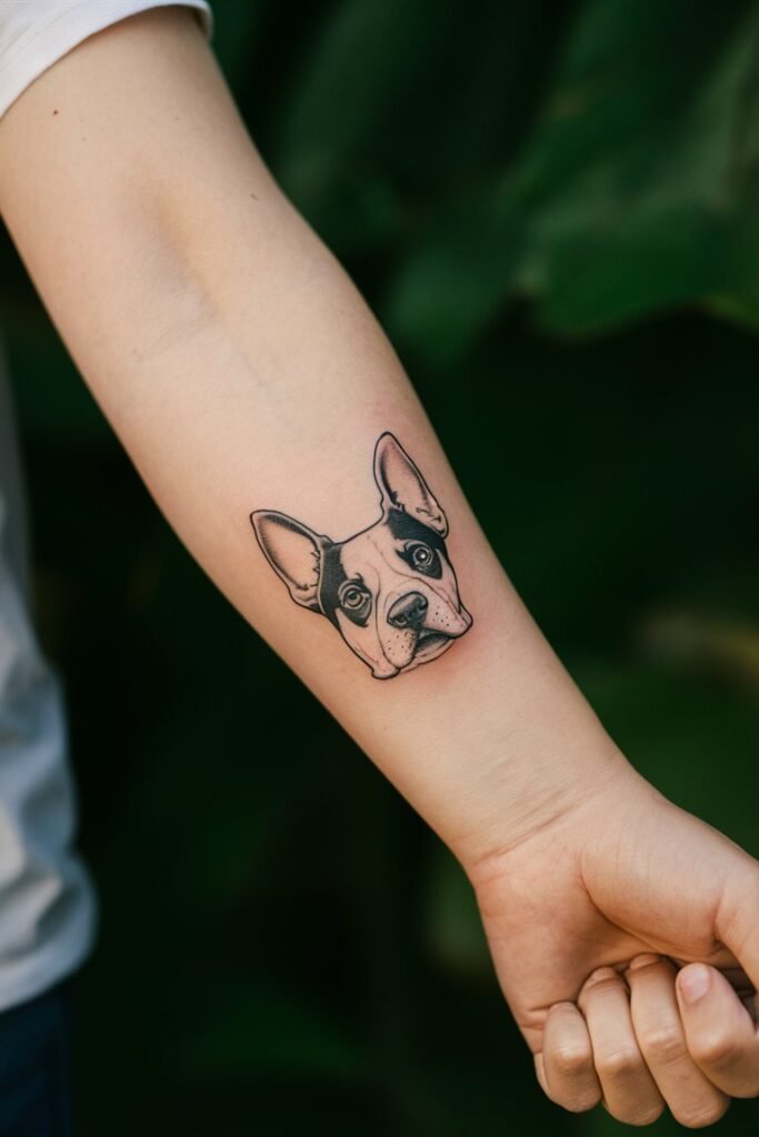 15 Dog Ear Tattoo Ideas to Cherish Precious Memories