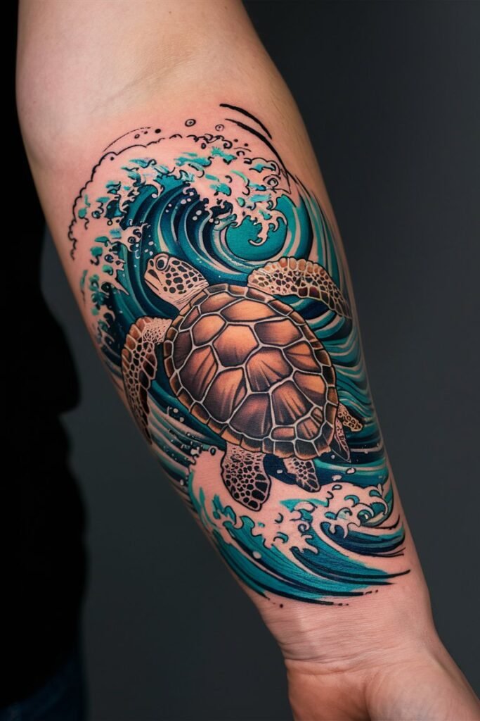 15 Sea Turtle Tattoo Ideas to Represent Wisdom and Endurance