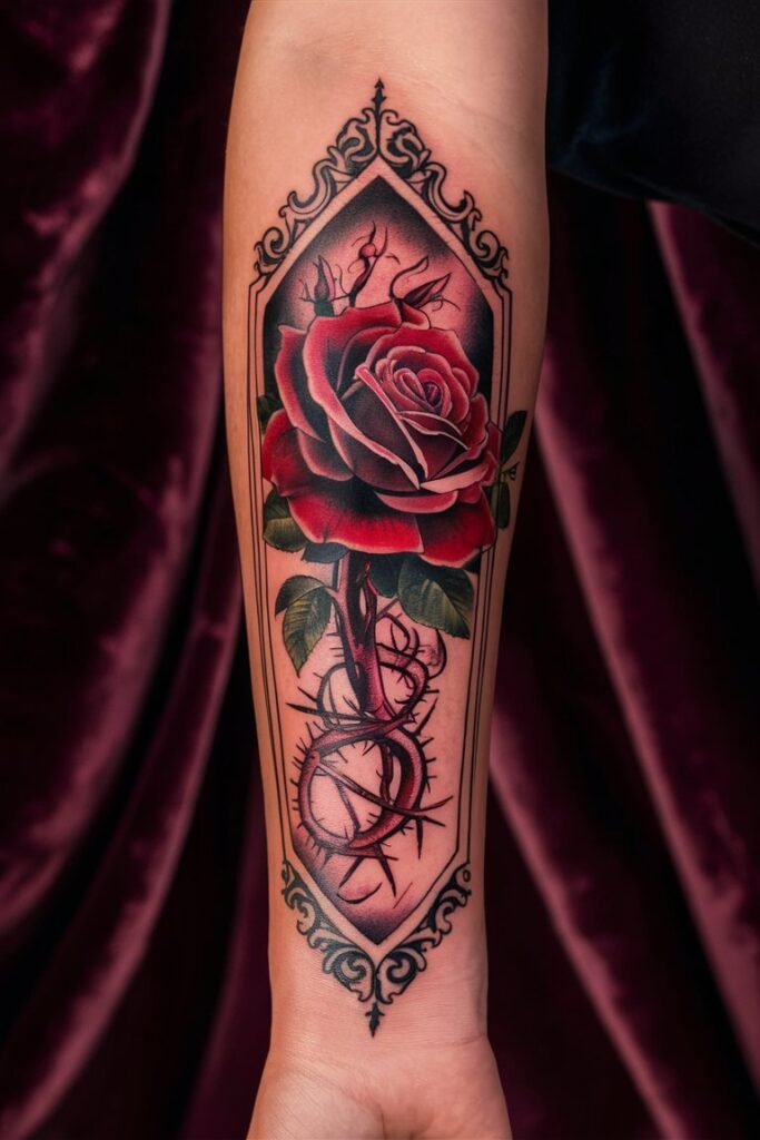 15 Vintage Flower Tattoo Ideas to Add a Touch of Elegance 2 15 Vintage Flower Tattoo Ideas to Add a Touch of Elegance
