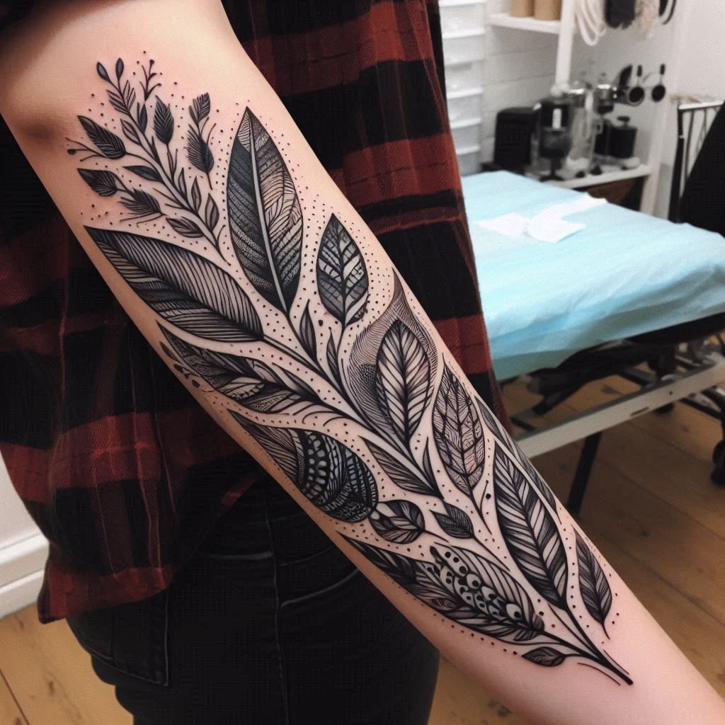 15 Stunning Tattoo Sleeve Filler Ideas for Women to Complete Their Design 10 15 Stunning Tattoo Sleeve Filler Ideas for Women to Complete Their Design