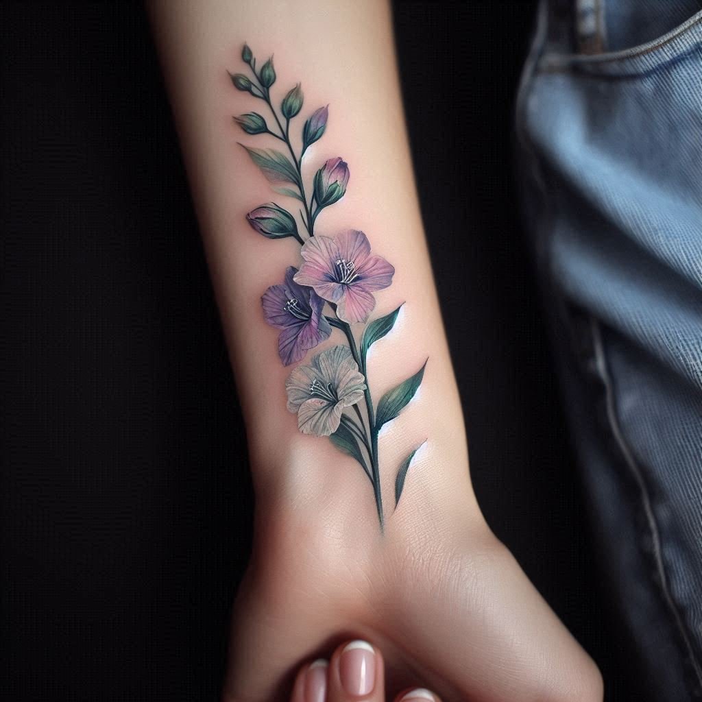 15 July Birth Flower Tattoo Ideas to Celebrate a Special Month