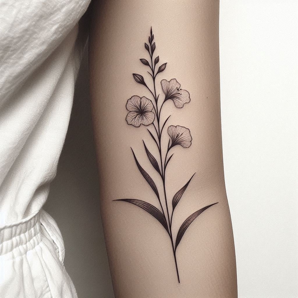 15 July Birth Flower Tattoo Ideas to Celebrate a Special Month