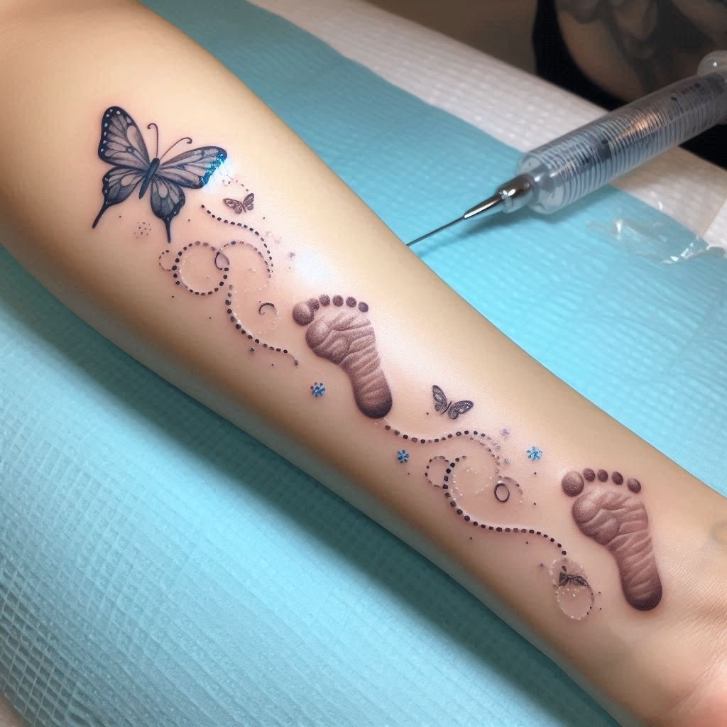 15 Adorable Grandchildren Tattoos to Treasure Forever