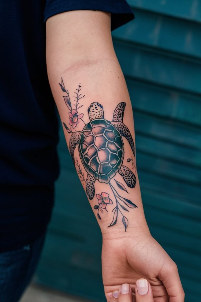 15 Sea Turtle Tattoo Ideas to Represent Wisdom and Endurance