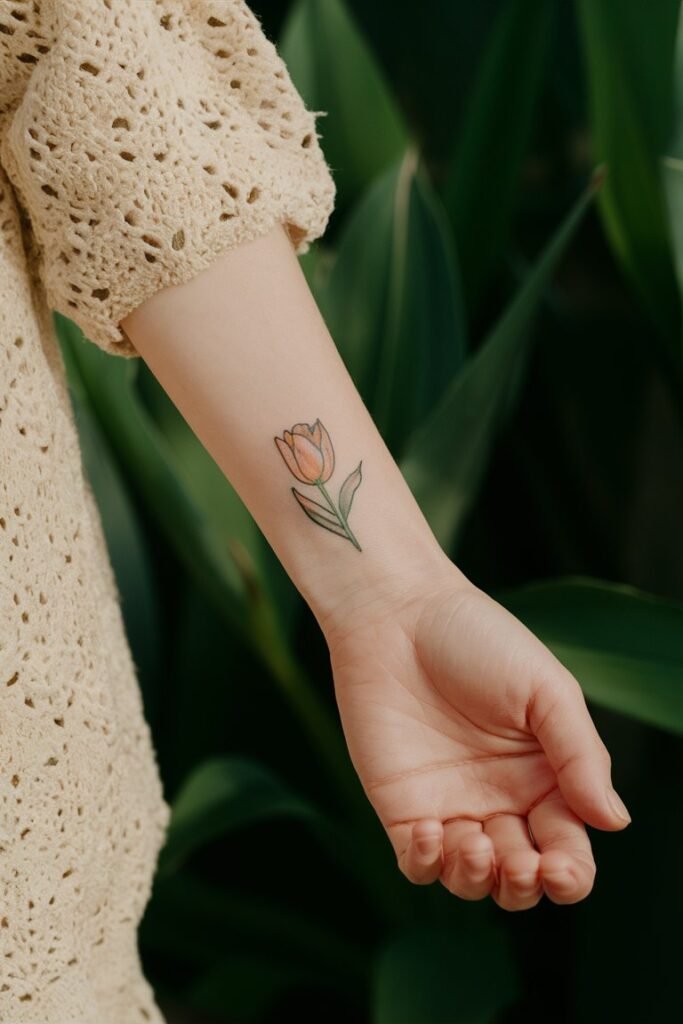 15 Flower Wrist Tattoo Ideas to Adorn Your Wrists 4 15 Flower Wrist Tattoo Ideas to Adorn Your Wrists